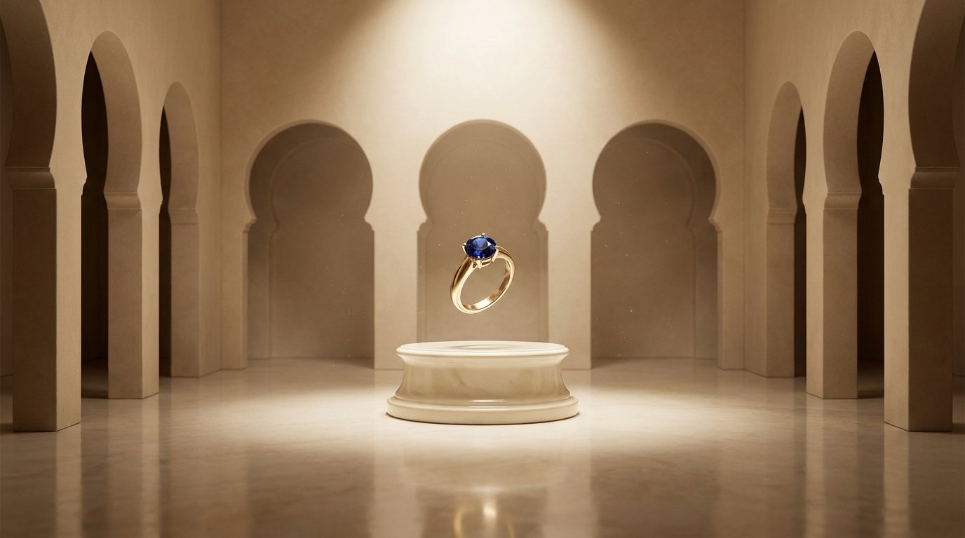 Anillo de zafiro